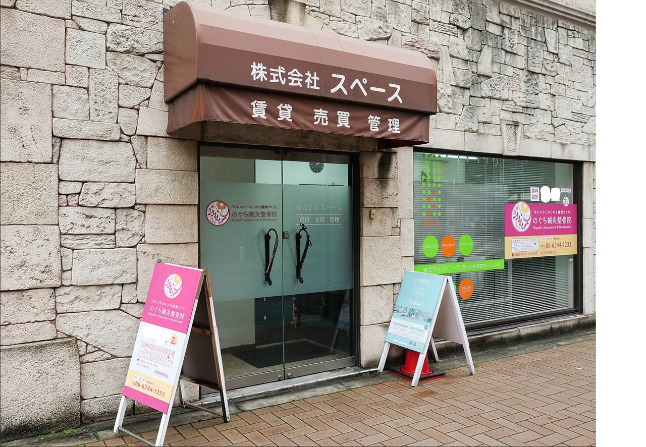 のぐち鍼灸整骨院が入る建物の入口